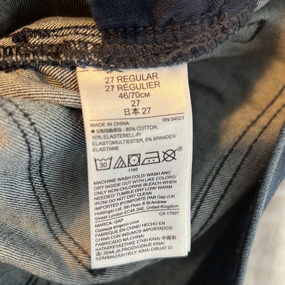 Sale 5/20 💕 EUC GAP 1969 True Skinny Stretch Jeans 27R - Picture 9 of 9